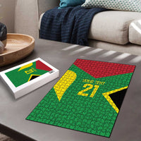 Golden Jaguars Fan Pride Custom Puzzle Support Green Gold and Glory - Wonder Print Shop