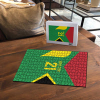 Golden Jaguars Fan Pride Custom Puzzle Support Green Gold and Glory - Wonder Print Shop