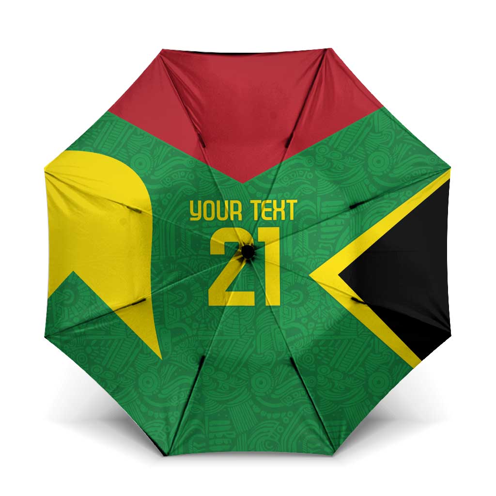 Golden Jaguars Fan Pride Custom Umbrella Support Green Gold and Glory - Wonder Print Shop