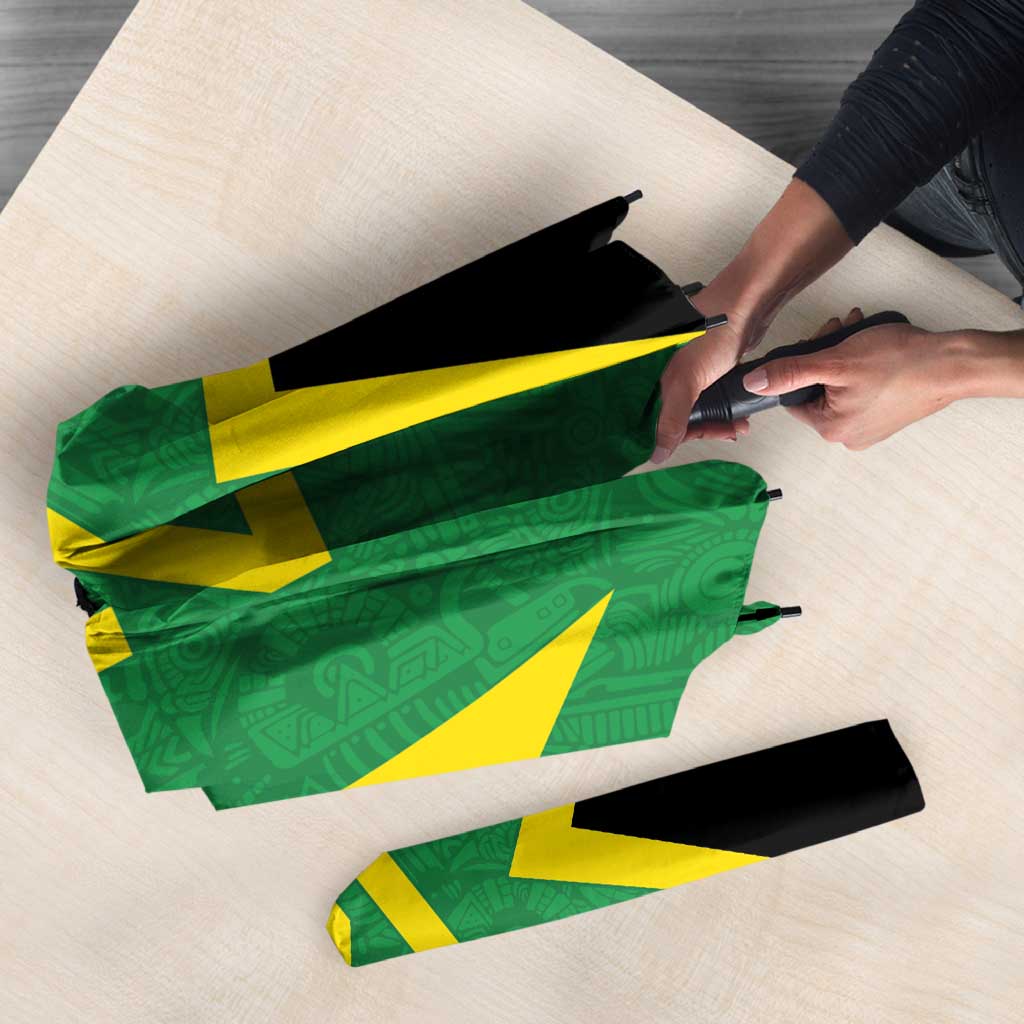 Golden Jaguars Fan Pride Custom Umbrella Support Green Gold and Glory - Wonder Print Shop