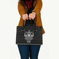 Vikings from Yorkshire Leather Bag Black Spirit of Jorvik - Wonder Print Shop