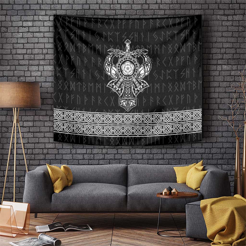 Vikings from Yorkshire Tapestry Black Spirit of Jorvik - Wonder Print Shop