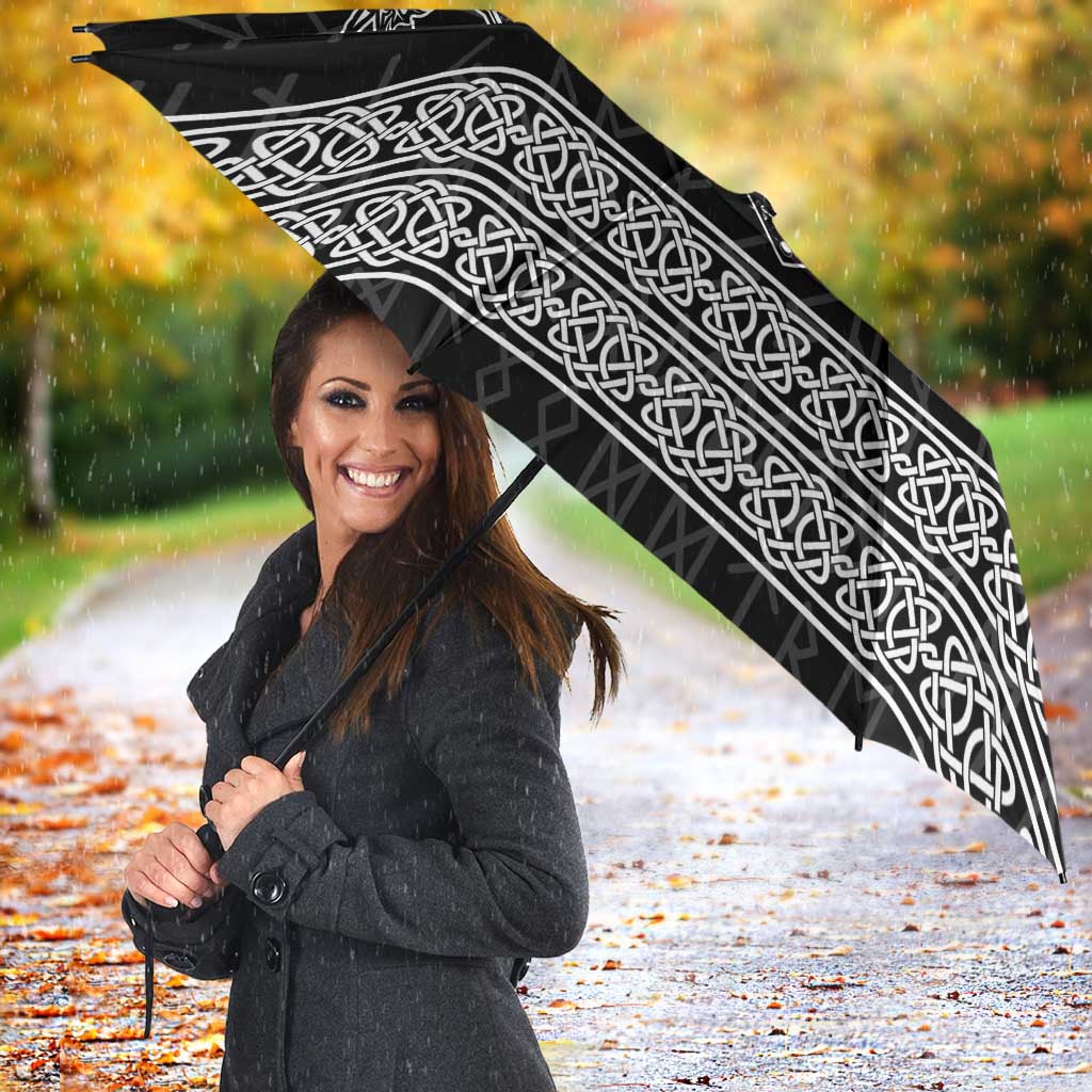 Vikings from Yorkshire Umbrella Black Spirit of Jorvik - Wonder Print Shop
