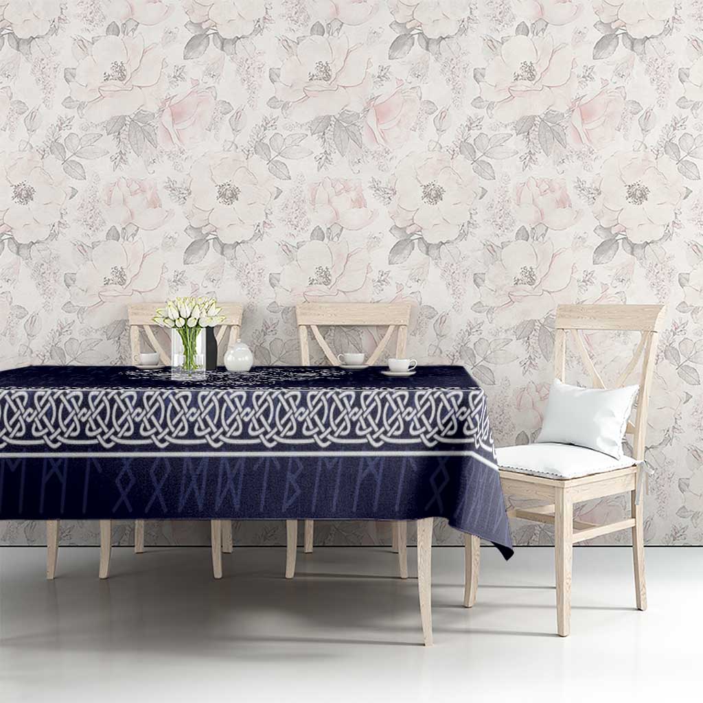 Vikings from Yorkshire Tablecloth Blue Spirit of Jorvik - Wonder Print Shop