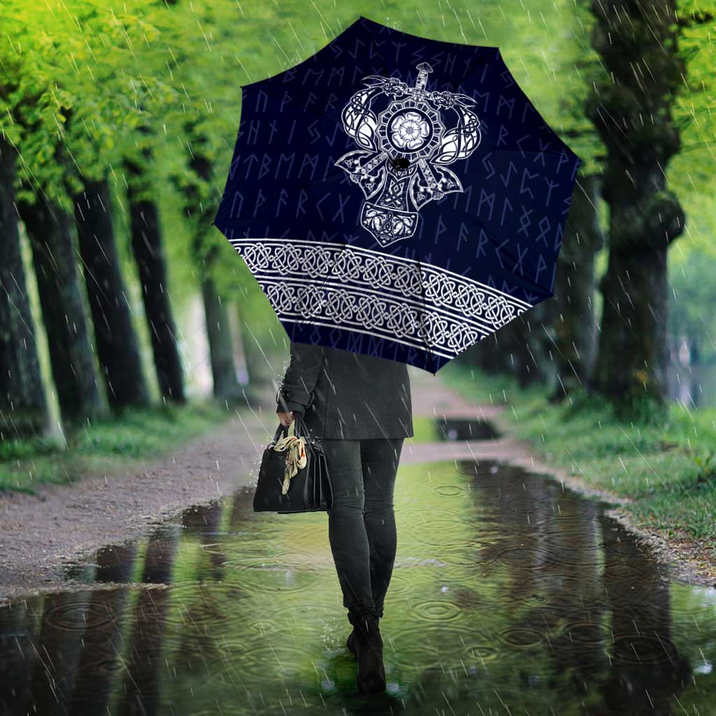 Vikings from Yorkshire Umbrella Blue Spirit of Jorvik - Wonder Print Shop