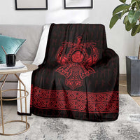 Vikings from Yorkshire Blanket Red Spirit of Jorvik - Wonder Print Shop