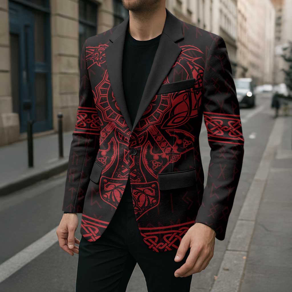 Vikings from Yorkshire Blazer Red Spirit of Jorvik - Wonder Print Shop