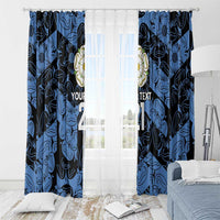 Custom Yorkshire Vikings Heritage Pride Window Curtain White Rose of Yorkshire - Wonder Print Shop