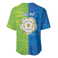 Yorkshire Heritage Personalized Baseball Jersey East Yorkshire White Rose - Wonder Print Shop