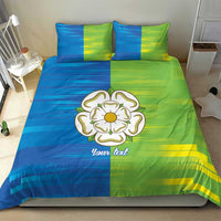 Yorkshire Heritage Personalized Bedding Set East Yorkshire White Rose - Wonder Print Shop