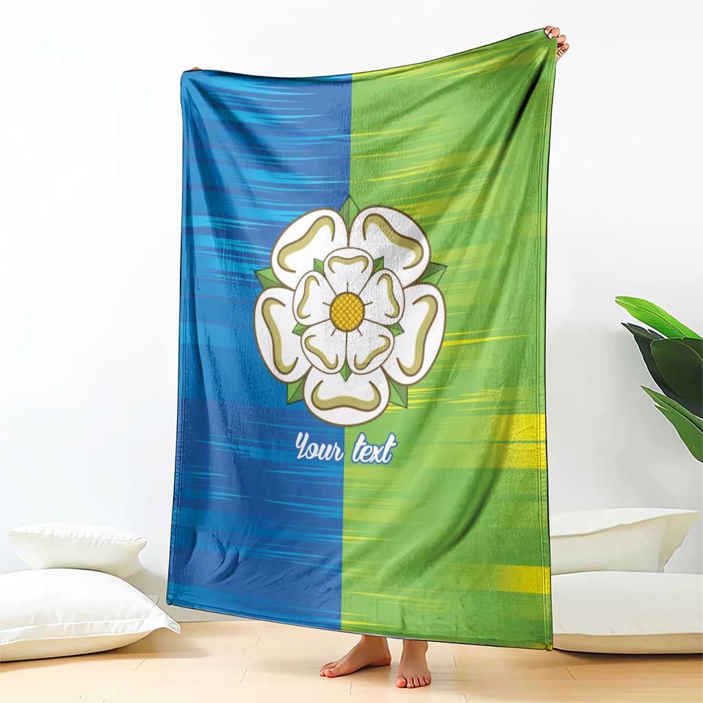 Yorkshire Heritage Personalized Blanket East Yorkshire White Rose - Wonder Print Shop