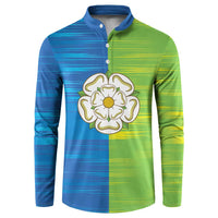 Yorkshire Heritage Personalized Button Sweatshirt East Yorkshire White Rose - Wonder Print Shop