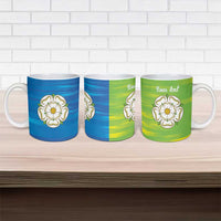 Yorkshire Heritage Personalized Ceramic Mug East Yorkshire White Rose - Wonder Print Shop