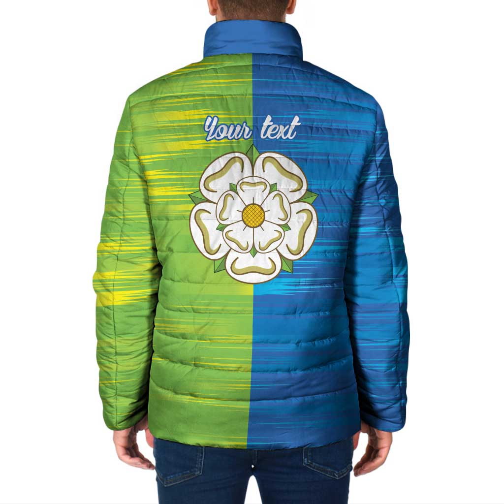 Yorkshire Heritage Personalized Padded Jacket East Yorkshire White Rose - Wonder Print Shop