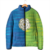 Yorkshire Heritage Personalized Padded Jacket East Yorkshire White Rose - Wonder Print Shop