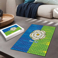 Yorkshire Heritage Personalized Puzzle East Yorkshire White Rose - Wonder Print Shop