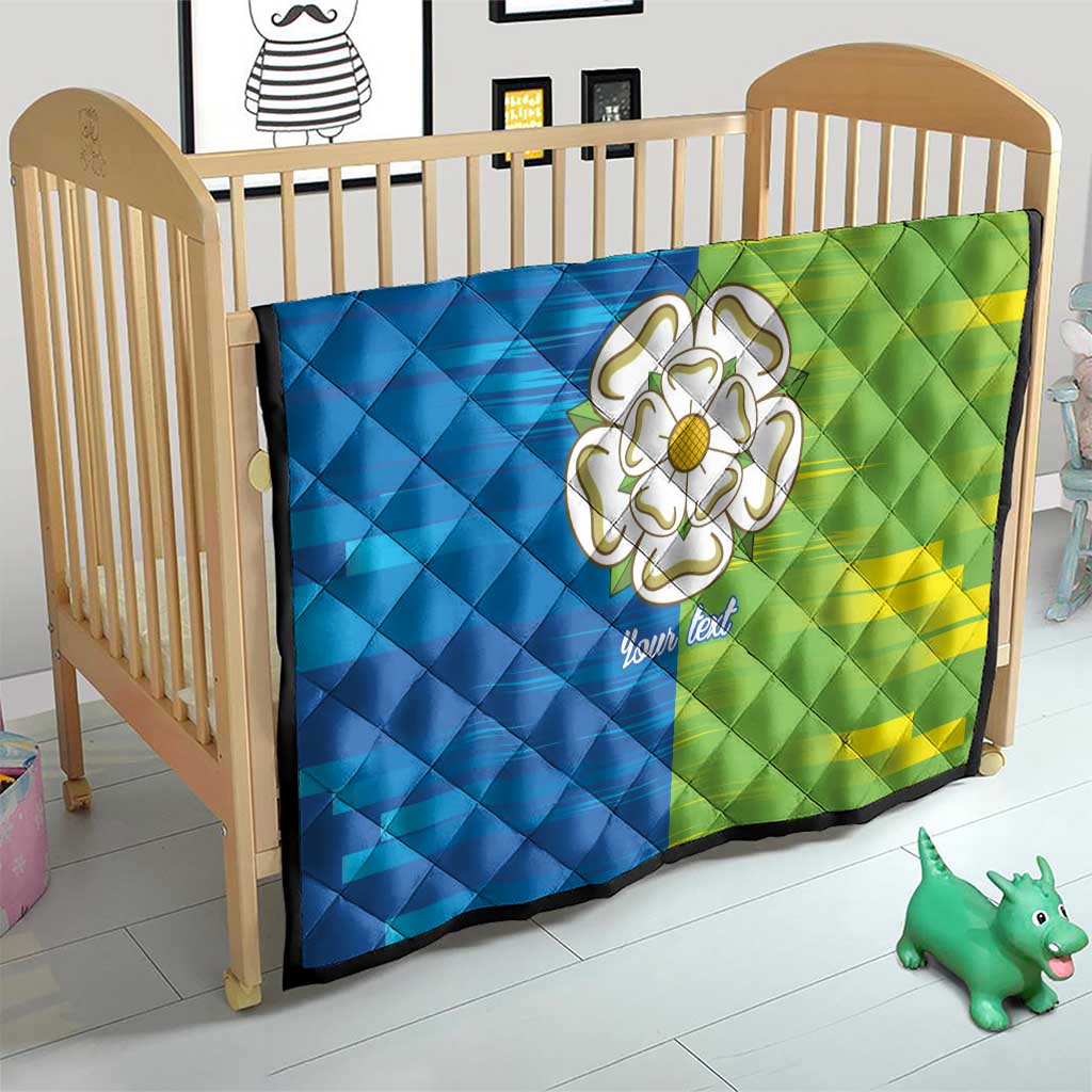 Yorkshire Heritage Personalized Quilt East Yorkshire White Rose - Wonder Print Shop