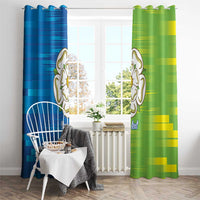 Yorkshire Heritage Personalized Window Curtain East Yorkshire White Rose - Wonder Print Shop