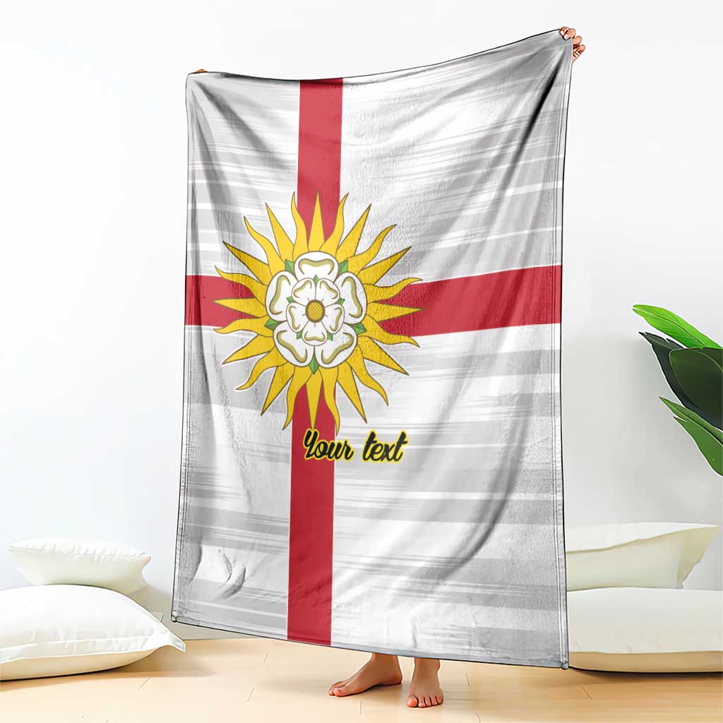 Yorkshire Heritage Personalized Blanket West Yorkshire White Rose - Wonder Print Shop
