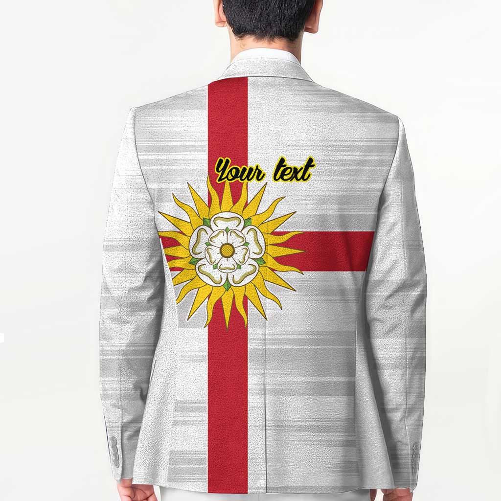 Yorkshire Heritage Personalized Blazer West Yorkshire White Rose - Wonder Print Shop