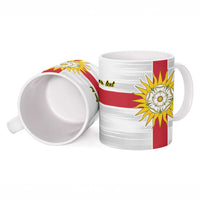 Yorkshire Heritage Personalized Ceramic Mug West Yorkshire White Rose - Wonder Print Shop