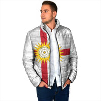 Yorkshire Heritage Personalized Padded Jacket West Yorkshire White Rose - Wonder Print Shop