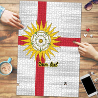Yorkshire Heritage Personalized Puzzle West Yorkshire White Rose - Wonder Print Shop