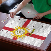 Yorkshire Heritage Personalized Puzzle West Yorkshire White Rose - Wonder Print Shop