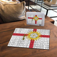 Yorkshire Heritage Personalized Puzzle West Yorkshire White Rose - Wonder Print Shop