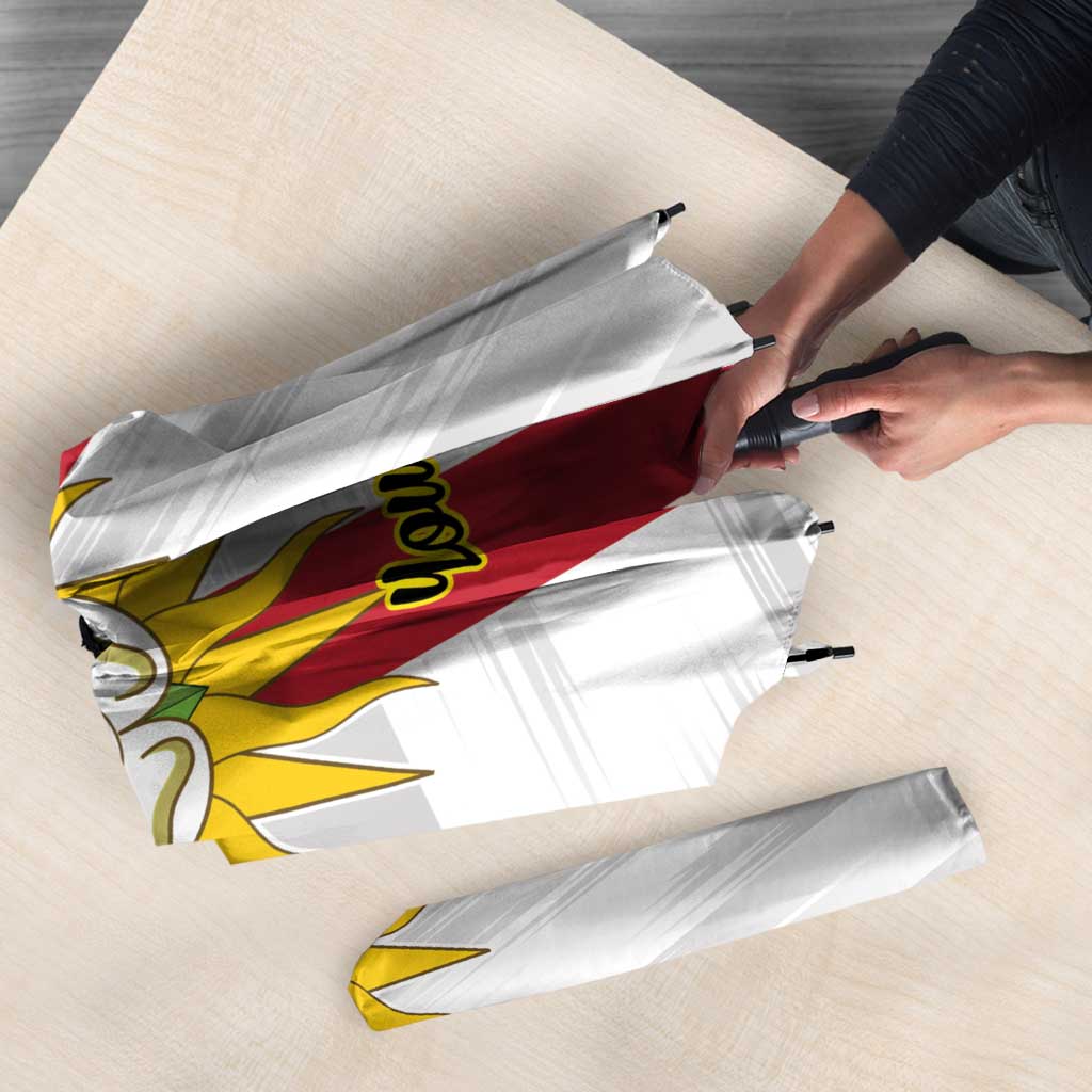 Yorkshire Heritage Personalized Umbrella West Yorkshire White Rose - Wonder Print Shop