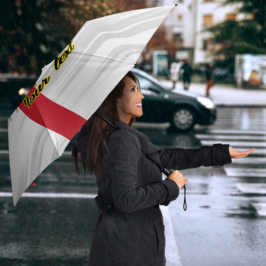 Yorkshire Heritage Personalized Umbrella West Yorkshire White Rose - Wonder Print Shop
