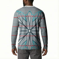 Cobalt Blue Khotso Mojalefa Poone Button Sweatshirt Basotho Khotso Blanket Inspired