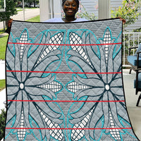 Cobalt Blue Khotso Mojalefa Poone Quilt Basotho Khotso Blanket Inspired