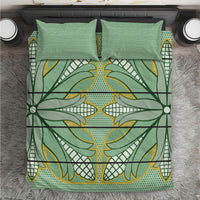 Emerald Green Khotso Mojalefa Poone Bedding Set Basotho Khotso Blanket Inspired