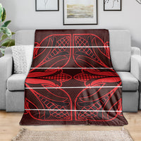 Scarlet Red Khotso Mojalefa Poone Blanket Basotho Khotso Blanket Inspired