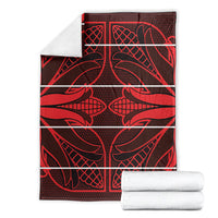 Scarlet Red Khotso Mojalefa Poone Blanket Basotho Khotso Blanket Inspired
