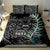 New Zealand Rugby Bedding Set NZ Black Fern Champions History With Papua Shell LT9 - Wonder Print Shop