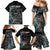 New Zealand Rugby Family Matching Mermaid Dress and Hawaiian Shirt NZ Black Fern Champions History With Papua Shell LT9 - Wonder Print Shop