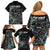 New Zealand Rugby Family Matching Off Shoulder Short Dress and Hawaiian Shirt NZ Black Fern Champions History With Papua Shell LT9 - Wonder Print Shop