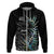 New Zealand Rugby Hoodie NZ Black Fern Champions History With Papua Shell - Wonder Print Shop