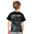 New Zealand Rugby Kid T Shirt NZ Black Fern Champions History With Papua Shell - Wonder Print Shop