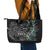 New Zealand Rugby Leather Tote Bag NZ Black Fern Champions History With Papua Shell - Wonder Print Shop