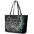 New Zealand Rugby Leather Tote Bag NZ Black Fern Champions History With Papua Shell - Wonder Print Shop