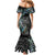 New Zealand Rugby Mermaid Dress NZ Black Fern Champions History With Papua Shell - Wonder Print Shop