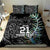 Custom New Zealand Rugby Bedding Set NZ Black Fern Champions History With Papua Shell LT9 - Wonder Print Shop