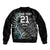 Custom New Zealand Rugby Bomber Jacket NZ Black Fern Champions History With Papua Shell LT9 - Wonder Print Shop