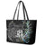 Custom New Zealand Rugby Leather Tote Bag NZ Black Fern Champions History With Papua Shell - Wonder Print Shop