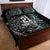 Custom New Zealand Rugby Quilt Bed Set NZ Black Fern Champions History With Papua Shell - Wonder Print Shop