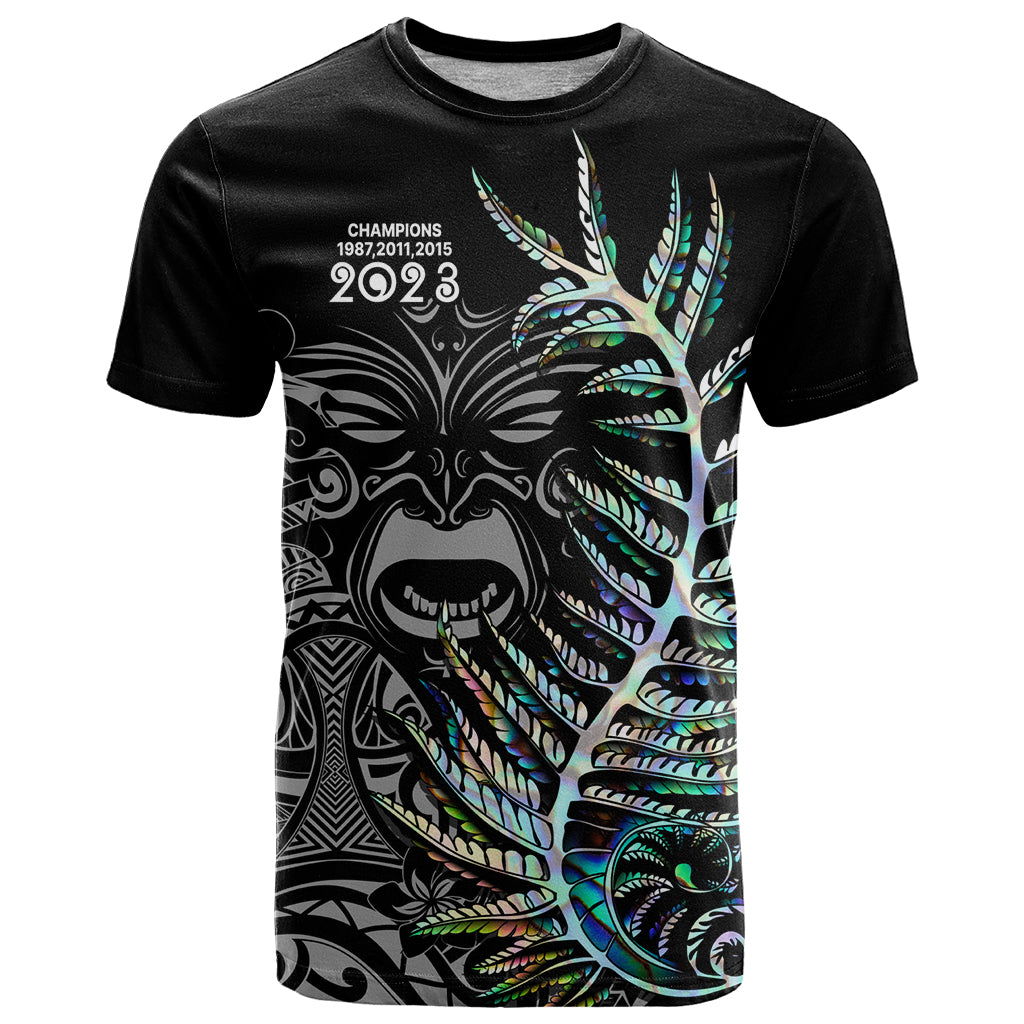 custom-new-zealand-rugby-t-shirt-nz-black-fern-champions-history-with-papua-shell