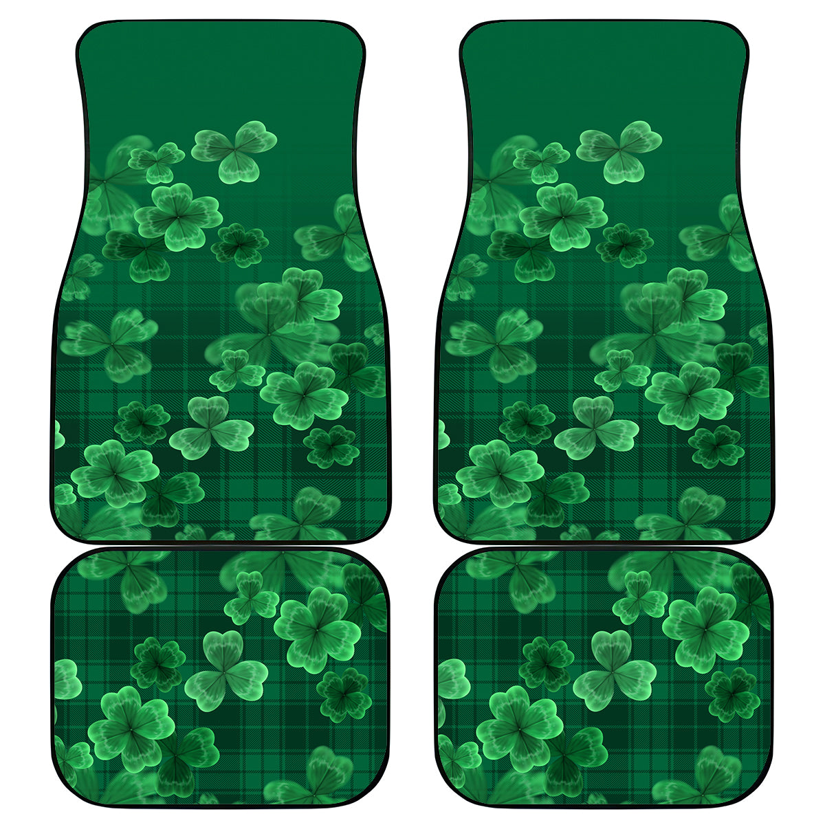 Happy St Patricks Day We Wear Green Suit Car Mats LT9 - Wonder Print Shop